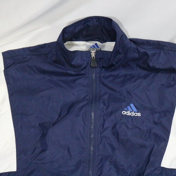 ADIDAS 3 Stripes Colorblock Track Jacket VTG - Picture 4 of 8